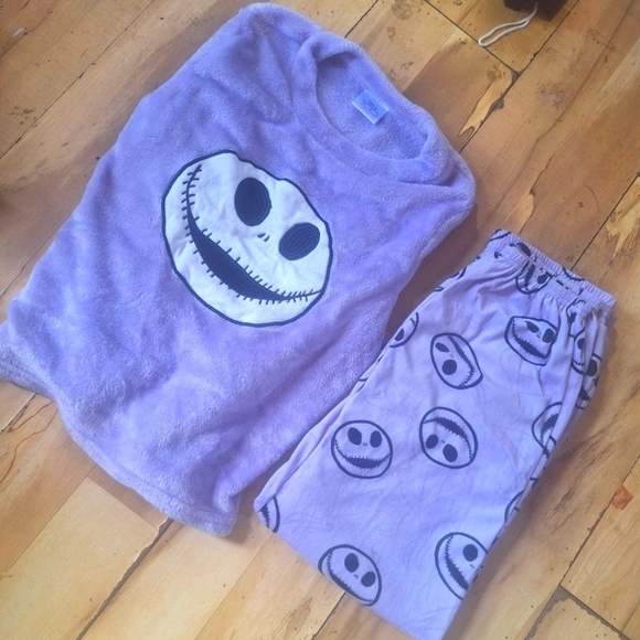 Disney 100 - Jack Skellington Purple PJ Set. XS - Picture 1 of 5